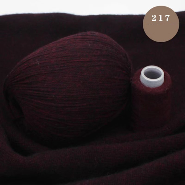 Mongolsk kasjmirgarnsett for håndstrikkede håndverk Bolscarf Wool 50 Plus 20 G/lot 17