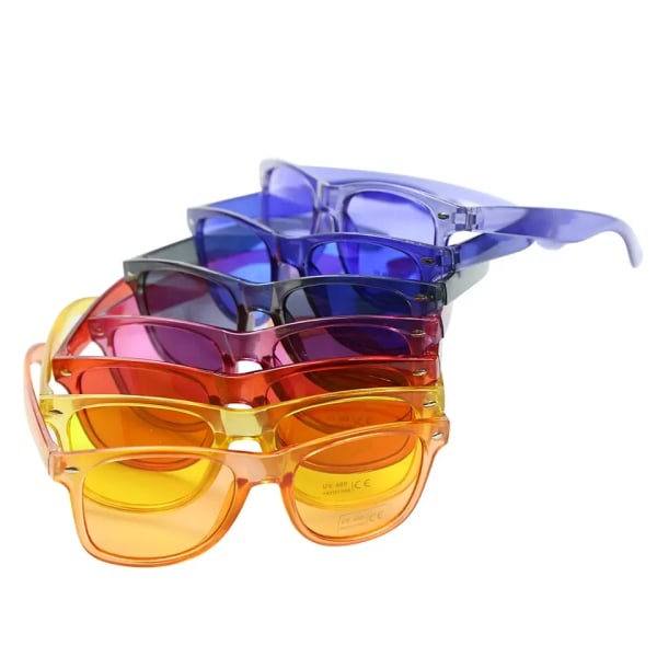 UV400 lyxiga unisex solglasögon Transparenta godisfärgade glasögon reklam privat label solglasögon Orange Cheap