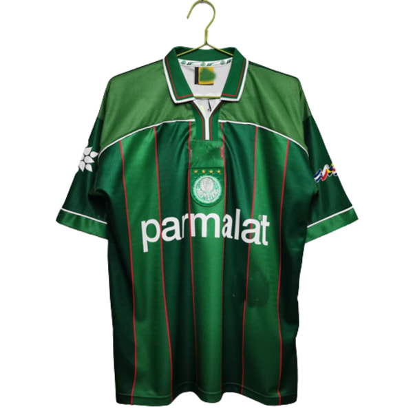 1999 Palmeiras hjemme træningstrøje jersey kortærmet skjorte T-shirt Scholes NO.18 Scholes NO.18 XXL