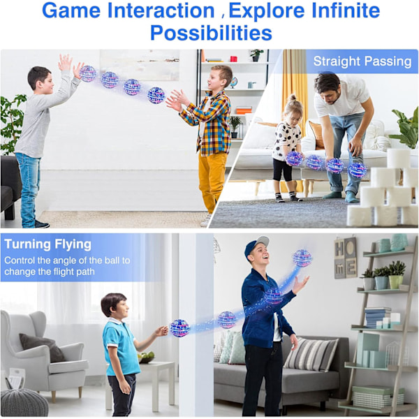Flyvende Orb Ball, 2023 Opgraderet Flyvende Bold Legetøj, Håndstyret Boomerang Svævebold, Flyvende Spinner Med Uendelige Tricks, Seje Legetøjsgaver