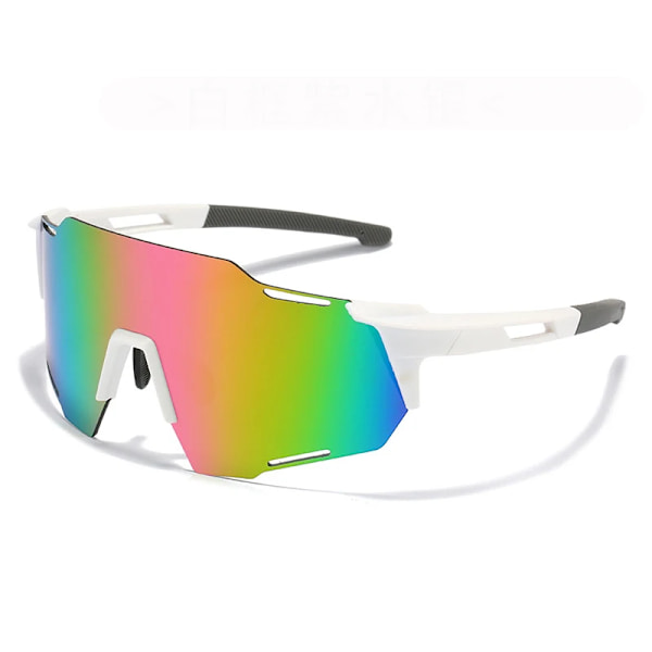 Uusi muotoilu Kehyksetön Suurikokoinen Ulkoilma Pyöräily Auringolasit Tuulenpitävä Juoksu 2024 Urheiluaurinkolasit Miehet Naiset C11 cycling sunglasses