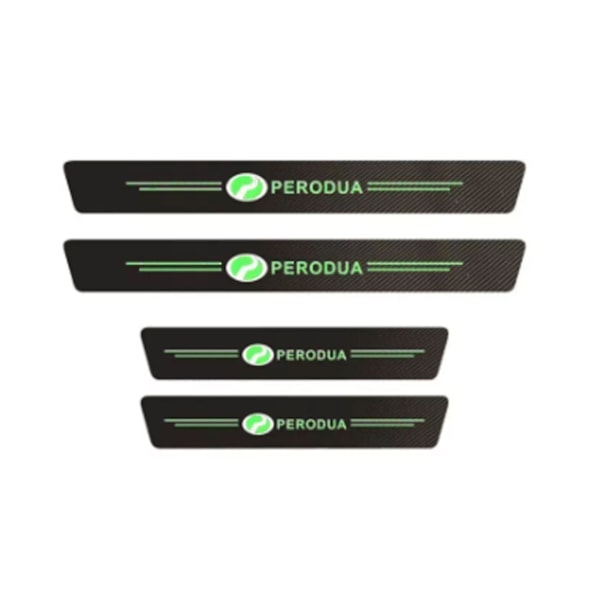Auto dörrtröskelskydd anti-scratch dörrtröskelskydd för fordonstillbehör_llk13 Perodua 4pcs