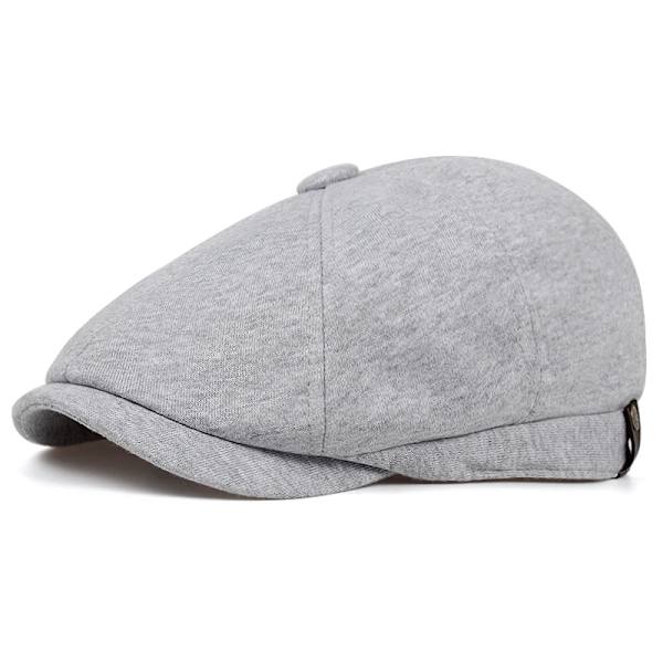 Retro Newsboy Caps Herr Caps för män Brittiska målarhattar Höst Vinter basker Herringbone Flat Cap Hip Hop basker Gorras gray 2