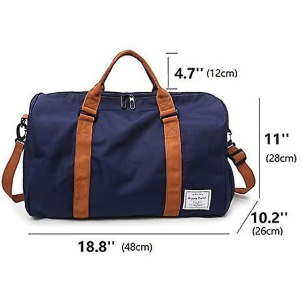 Rejsetaske Stor Kapacitet Yoga Fitness Taske Holdbar Bagage Sport