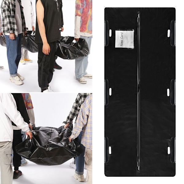 Likpose Båre Combo med 6 Håndtak Størrelse 90 x 220 cm (35 x 86 tommer) Kadaverpose 1 A