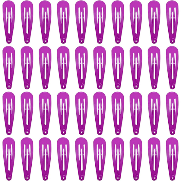 40 kpl 2 tuuman metalliset hiusneulat lapsille hiusneulat tytöille hiusasusteet 40 purple