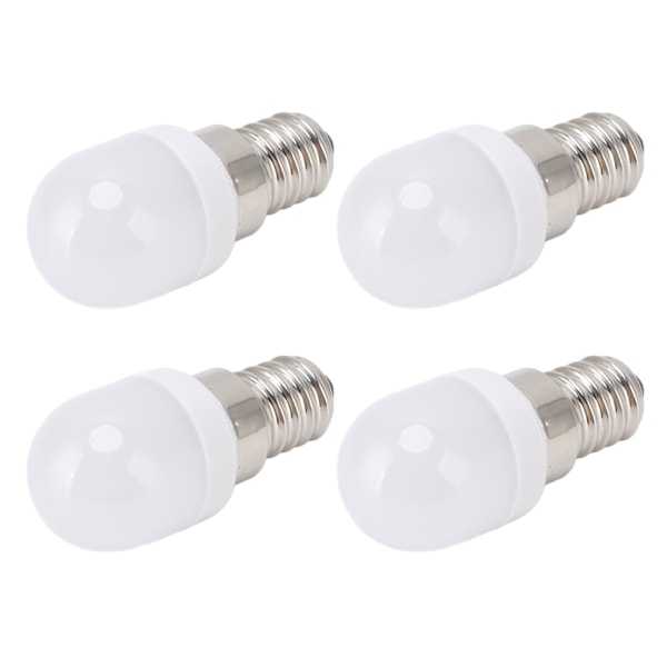 10 stk E14 LED-pære i rustfrit stål 1,5W 220V til lysekroner, loftslamper, skabslamper, væglamper og bordlamper