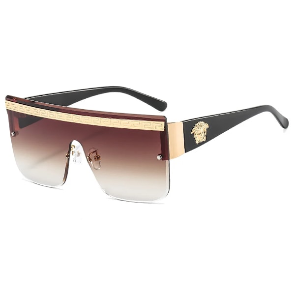 Varumärkes solglasögon Ultra lyx solglasögon Dam Överdimensionerade glasögon Herr UV400 Medusa solglasögon 2024 Ny design Produkter silver Fashion Sunglasses