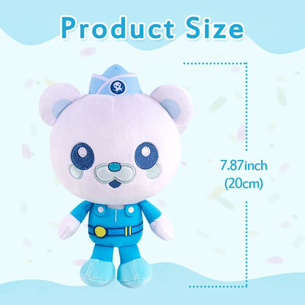 Pehmeä pehmolelu Söpö Octonauts Pehmolelu Pehmeä täytetty keräilyesine Syntymäpäivä Joulu Lelut Lahjat Koti Dekor Soveltuu