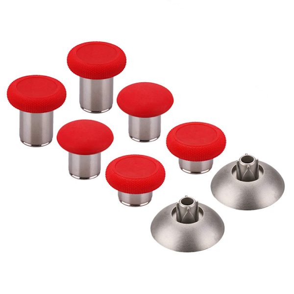 Vaihda Grip Stick - Varaosat Analog Joystick Yhteensopiva Xbox one ELITE, PS4 Ohjaimen Lisävaruste - Punainen