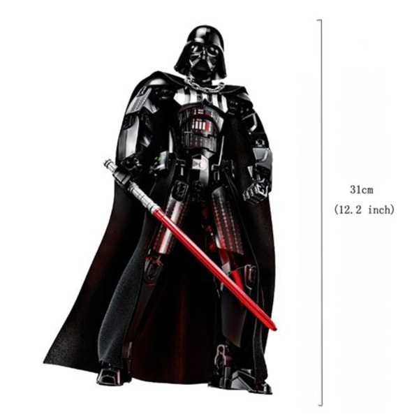 Star Wars Darth Vader Figur Sammansättning Byggklossar Barn