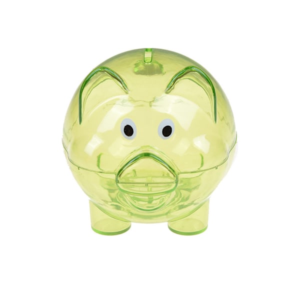 Baby Plastik Piggy Bank Mønt Penge Kontant Samlebar Sparebøsse Rose Red