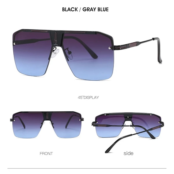 Kina Engros Metalramme Herre Solbriller Luksus Tilpasset Logo Solbriller Til Mænd Med Høj Kvalitet 3 fashion sunglasses