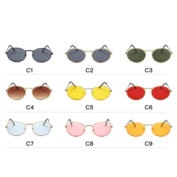 Retro Metal Aurinkolasit Trendikkäät Unisex Aurinkolasit Muodikkaat Lasit Metalliset lentes de sol Tukkumyynti Mix colors vintage sunglasses