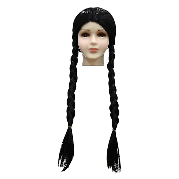 Wednesday Addams -asusetti aikuisille ja lapsille, 2 osaa 2 piece set 120 cm