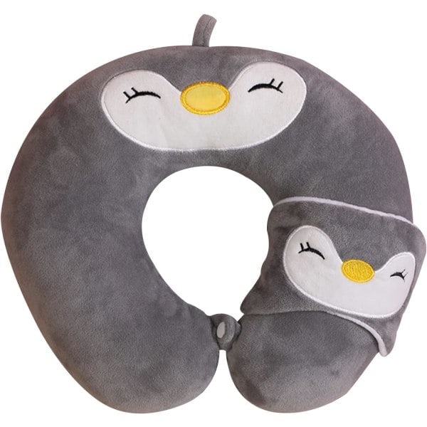 Travel bag, airplane bag, neck pillow Portable and comfortable neck support with sleeping mask for