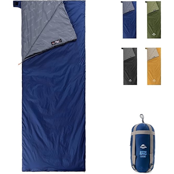 Ultralätt Sovsäck - Kuvertformad, Lätt, Bärbar, Vattentät, Komfort med Kompressionssäck - Perfekt för 3-Säsongsresor, Camping, Vandring