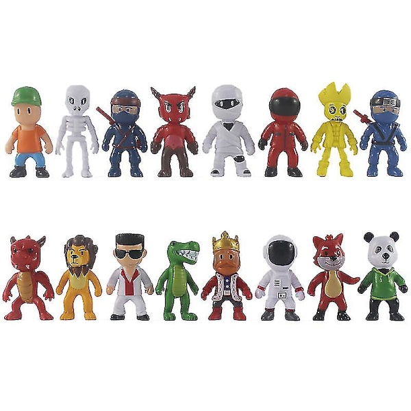 Stumble Guys Figur Toy Stumble Guys Figura Anime Action Figures Set För Pojkar Pvc Modell Samling Leksaker Barn G