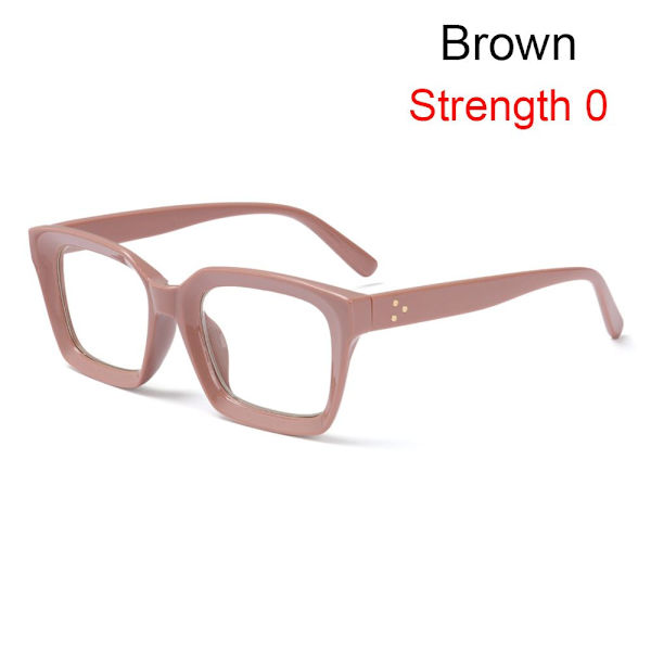 Luku-lasit Presbyopia-lasit RUSKEA VOIMAKKUUS 0 VOIMAKKUUS kulmakarva brown Strength 0-Strength 0