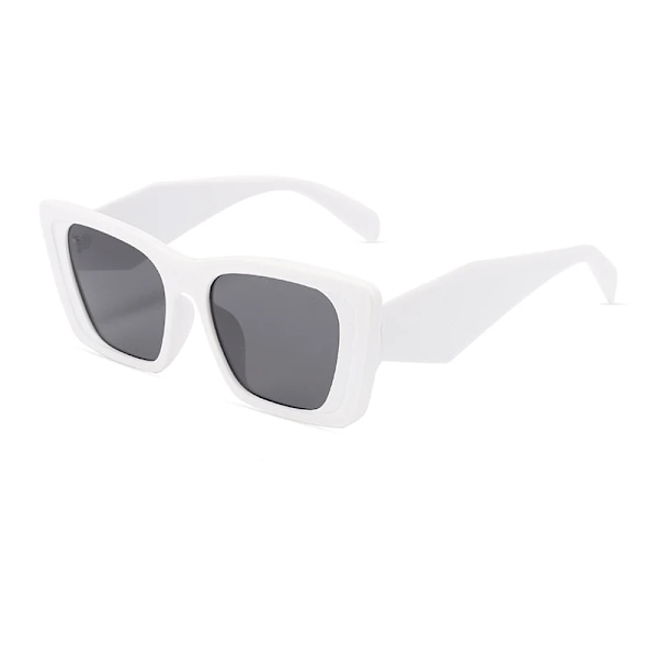 Glazzy 2024 Nya Dam Solglasögon Kvadrat Ram Mode UV-skydd Glas Retro Solglasögon Baseball Solglasögon C6 Round
