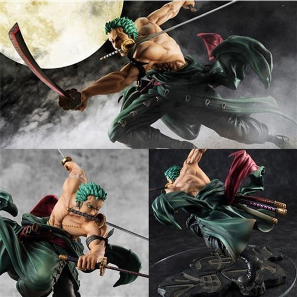 Elegant One Piece Roronoa Zoro Anime Figur 17 cm