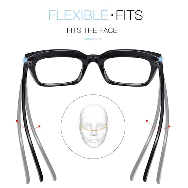 Læsebriller Presbyopia Briller LEOPARD PRINT STYRKE 0 leopard pri leopard print Strength 0-Strength 0