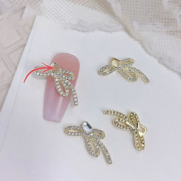 3D Nagelkonst Dekorationer Nagelkonst Berlocker Rosetter Nagelkonst Strass Nagel Pärlor 3250