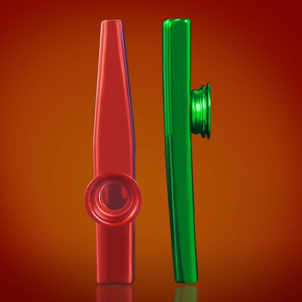 12 stk Metal Kazoo Instrumenter Metal Kazoo Kazoo Membran