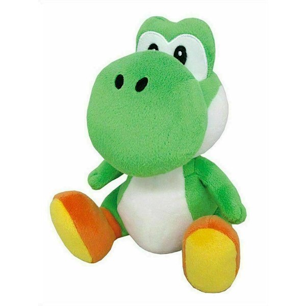 6'' Grön springande yoshi Plyschleksak Docka Födelsedagspresent green 15cm