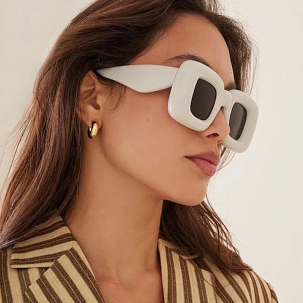 Laadukkaat muotisuunnittelijoiden aurinkolasit ulkoilmaan, aurinkosuojat, suuret paksut kehykset, aurinkolasit, hienot juhla-aurinkolasit miehille ja naisille Red Fashion