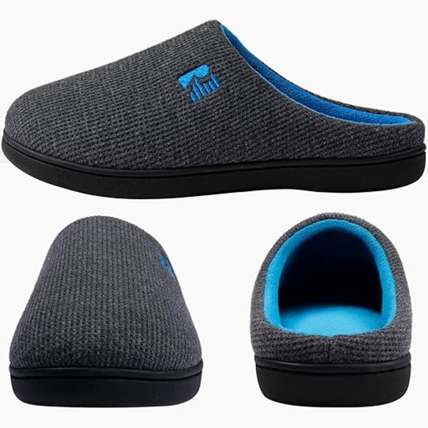 Original tvåfärgad tofflor med memory foam för män