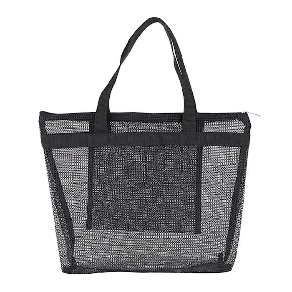 Mesh Dusj Caddy Tote Bag med Mesh Sko Bag Dobbel Håndtak Bad Rask Tørk Tote Bærbar Bag