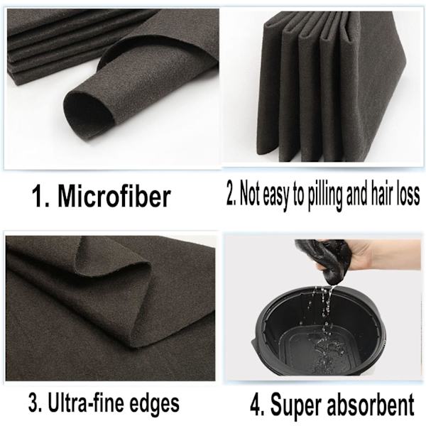 Tjockare magisk rengöringsduk, 10 st återanvändbara mikrofiberdukar, ränderfri magisk mikrofiberduk för fönster, glas, bil