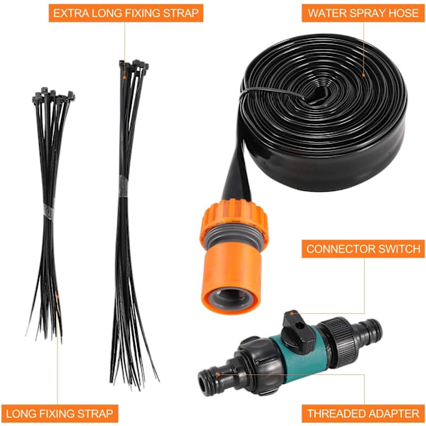 12 m rör - sprinkler rör för utomhustrampolin