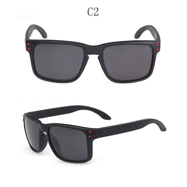 2024 Tehdas Tukkumyynti Mukautettu Logo Pyöräily Ulkoilu Urheilu Neliö Polarisoitu Miesten Aurinkolasit C2 Mens Polarized Sunglasses
