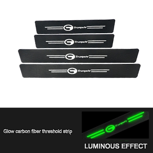 Auto dörrtröskelskydd anti-scratch dörrtröskelskydd för fordonstillbehör_llk13 Public 4pcs