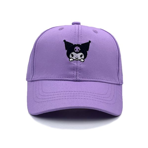 Barn Pojkar Flickor Cartoon Print Baseball Cap Justerbar Solhatt Kuromi