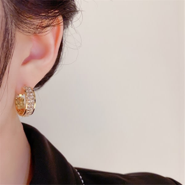 Magnetiska lymfatiska kvinnor Mode örhängen viktminskning örhängen g