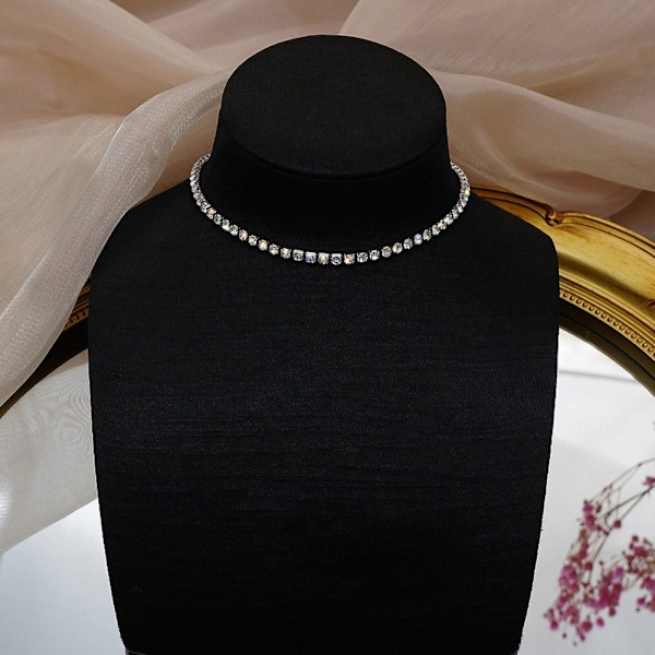 Kristallkedjan Halsband 2 RADER 2 RADER 2 rows 2 rows