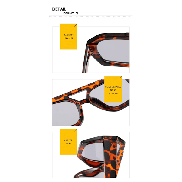 Luksussuunnittelija Tukkumyynti Retro Suuret Epäsäännölliset Sävyt Aurinkolasit Naiset 2024 Kaksinkertainen Silta Aurinkolasit Lunettes Color 6 Fashion UV400 Sunglases