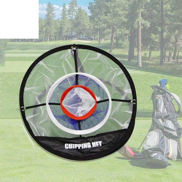 Bärbar pop-up golfnät med chipping golf träningsnät golf träningsnät