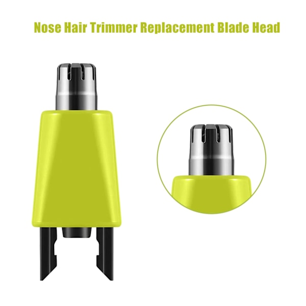 3-pak næse-, øre- og øjenbrynshårtrimmer-erstatningshoveder, der er kompatible med QP2520 QP2630 QP2724 QP2834-shavere Nose Hair Trimmer Black