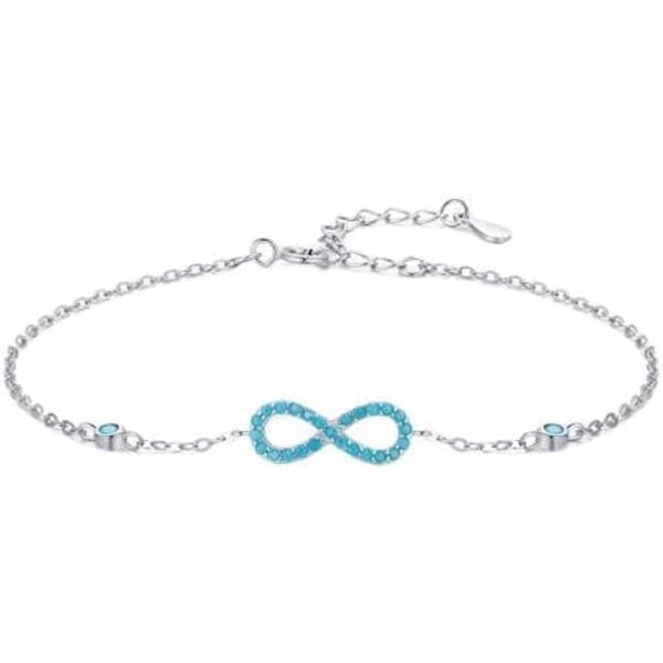 Mother Dotter Armband Infinity Armband 925 Sterling Silver B