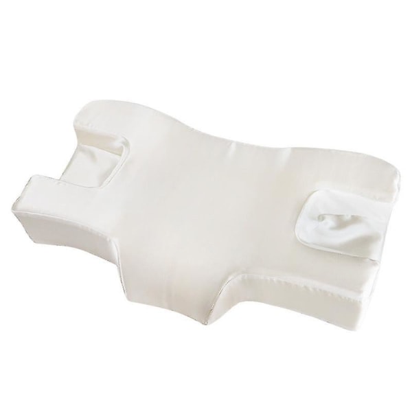 Anti-rynkor Nackskydd Skönhetskudde Hotell Skönhetssalong Långsam Rebound Memory Foam Kudde Pink satin