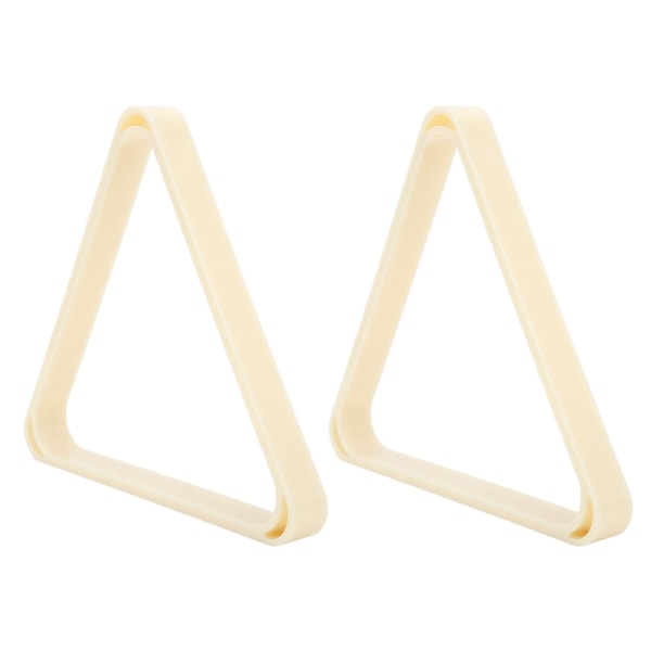 YI 2 pcs Billiard Triangle Stand Strong Snooker Ball Frame for 5.25cm Billiard Ball White