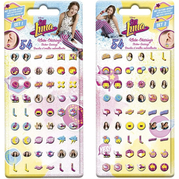 Hullut tarrat 54 kpl. Disney SOY LUNA 55619 54 pcs. Disney SOY LUNA 55619 Sticker earrings – B&T B3