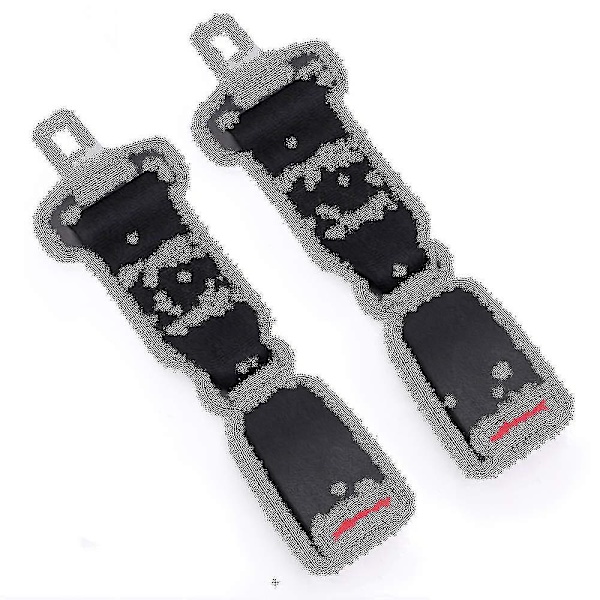 Sikkerhetsbelter 1/2 Pakke Universal Bilbelteforlenger Justerbar Belteforlenger 23cm Grå gray 2 pcs 23cm