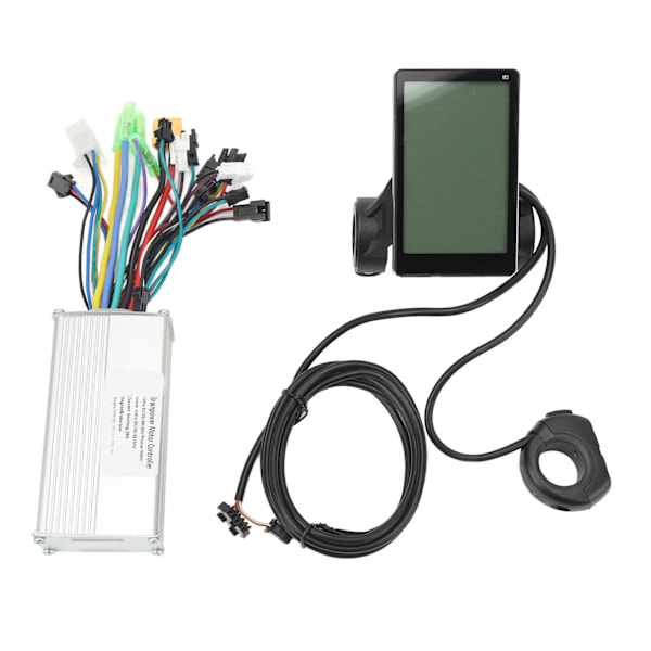 Motor Brushless Controller and LCD Display Sine Wave 3-Mode Brushless Controller Kit 36V 48V 60V 500W 28A