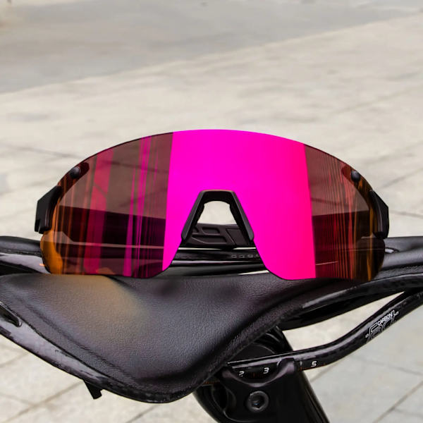 Kapvoe Uv400 Udendørs Cykel Farve Fotochromiske Linser Tr90 Dame 2024 Cykel Herre Udendørs Cykling Sport Polariseret Solbriller 4lens-3