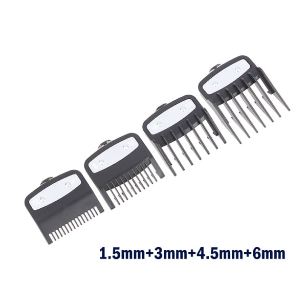 4 st hårtrimmer set begränsningskam guide trimmer vakter fästen